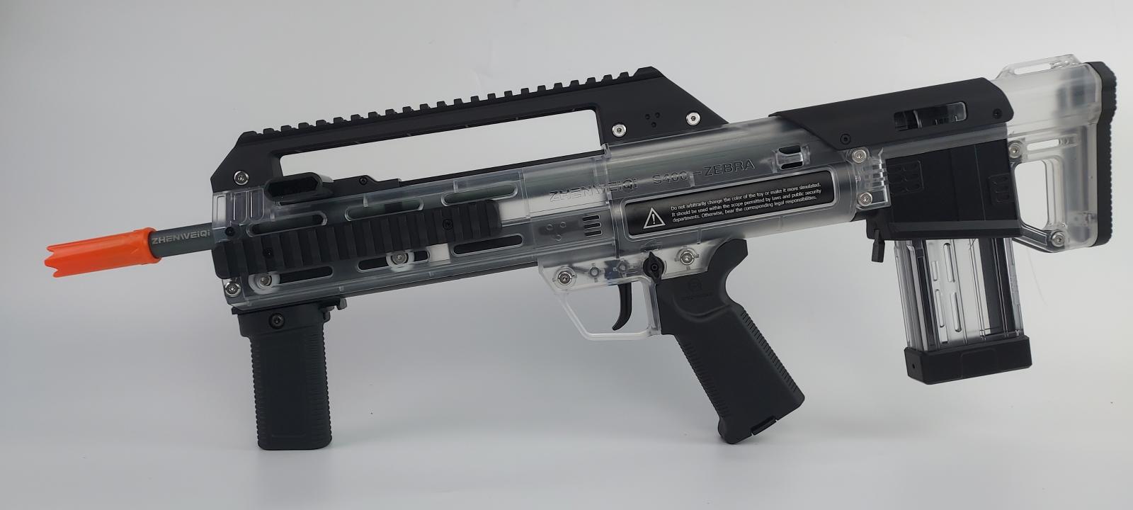 ZWQ S400 Zebra performance foam dart blaster