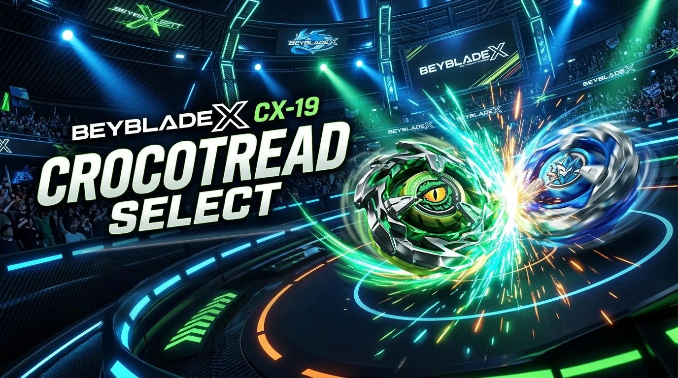 Beyblade X CX-19 CrocoTread Select random booster, launching 12 September