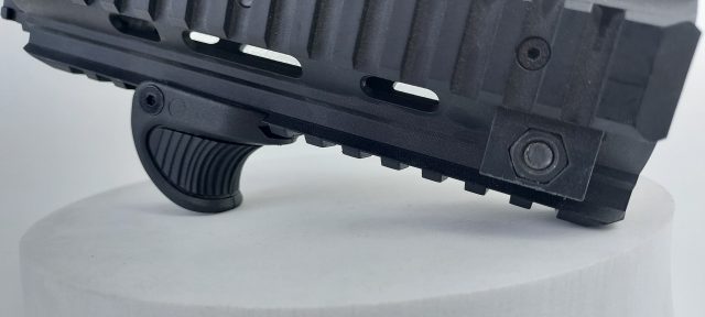 Curved Handstop for Picatinny Rails