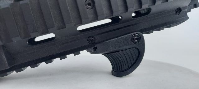 Curved Handstop for Picatinny Rails