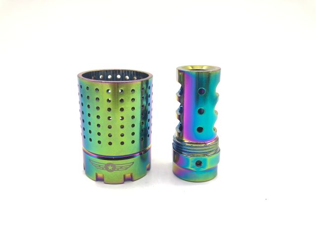 LDT Burnt Titanium Muzzle + Flash Diffuser(19mm)