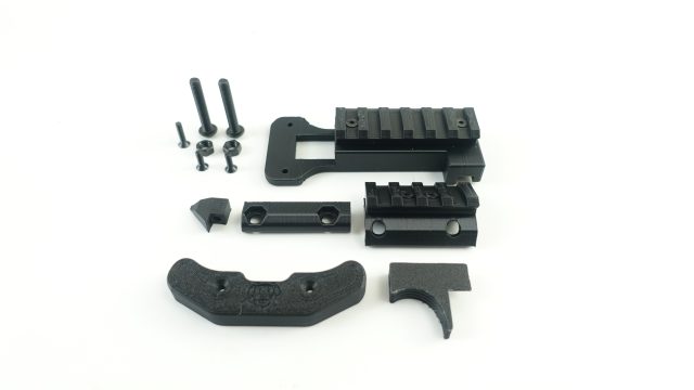MM BK1S Ambidextrous Charging Handle with Raised Rail