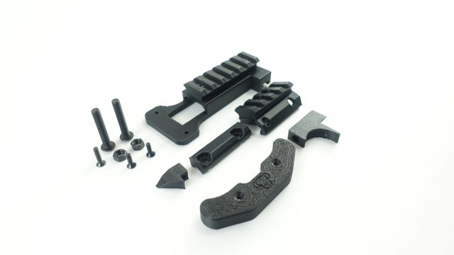 MM BK1S Ambidextrous Charging Handle with Raised Rail