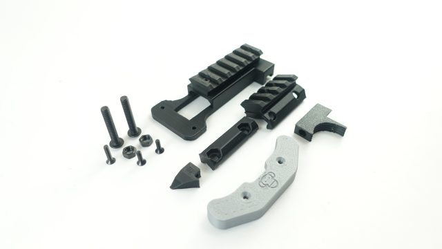 MM BK1S Ambidextrous Charging Handle with Raised Rail