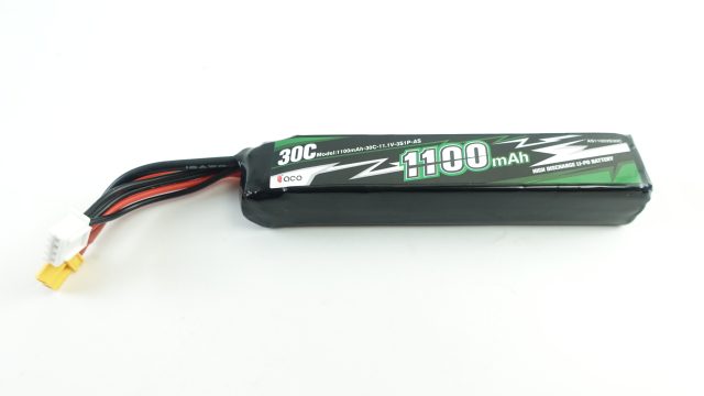 GS Ace 11.1V 1100mAh 30C XT-30 Lipo Battery