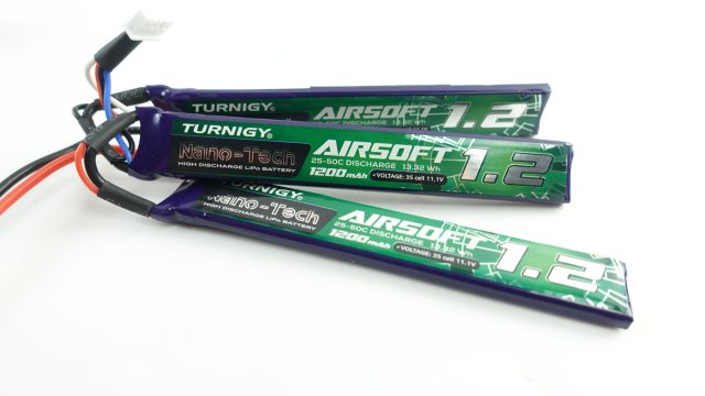Turnigy NANO-TECH 1200mAh 3S 25~50C LIPO AIRSOFT PACK (Nunchuck version)