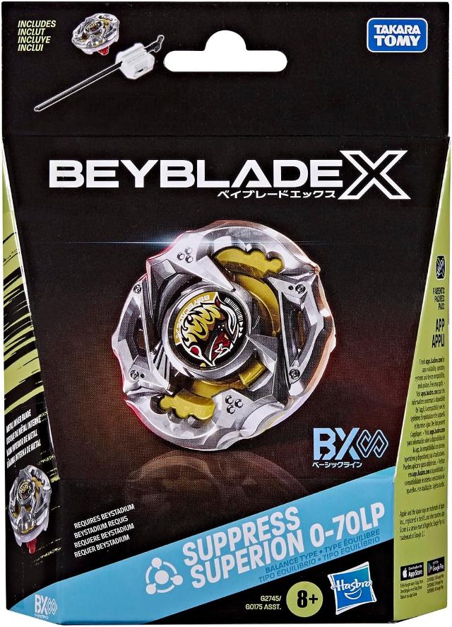 Beyblade X Suppress Superion 0-70LP Starter (Hasbro)