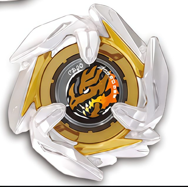 UX-00-3 Clear White & Gold Edition Battle Top