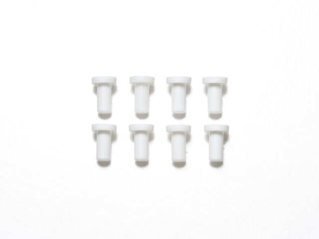Tamiya Mini 4WD Bushing for Aluminum Wheels (White, 8pcs.)(10306)