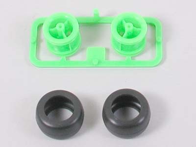 Tamiya Small Dia. Semi-Pneumatic Tires w/Wheels(15239)