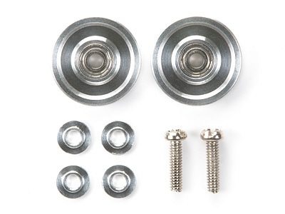Tamiya 13mm Aluminum Ball-Race Rollers (Ringless)(15437)