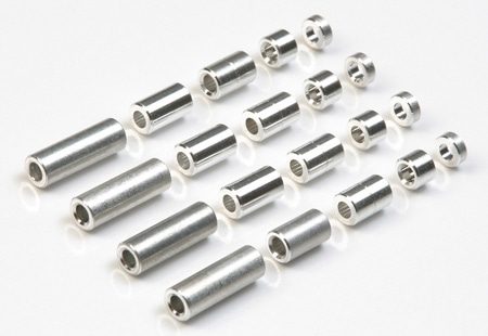 Tamiya Aluminum Spacer Set (12/6.7/6/3/1.5mm)(15473)