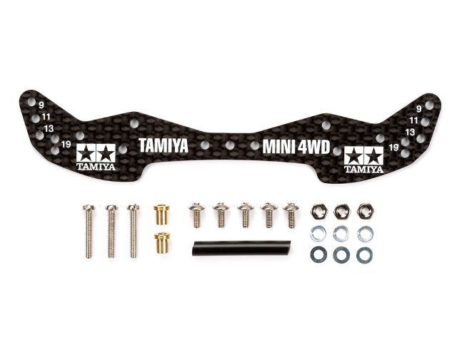 Tamiya HG Carbon Wide Front Plate (1.5mm)(15498)
