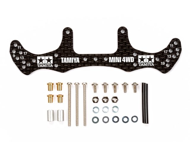 Tamiya HG Carbon Wide Rear Plate (1.5mm)(15499)