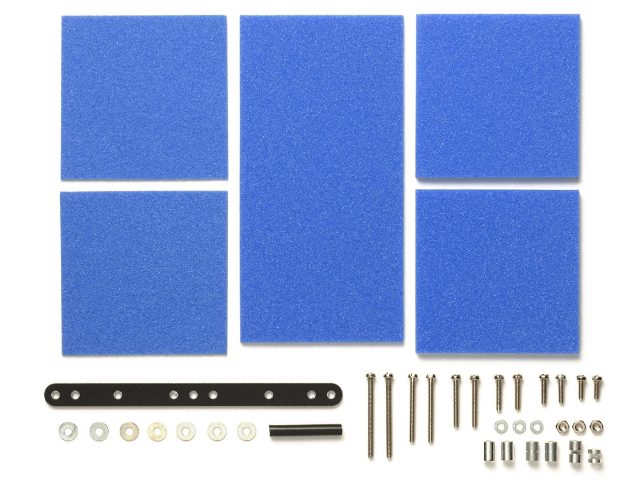 Tamiya Brake Sponge Set (Mild, 1/2/3mm Blue)(15512)