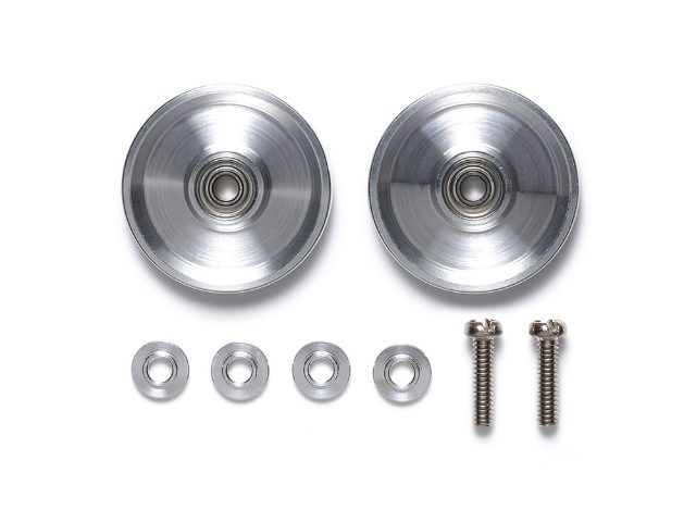 Tamiya HG 17mm Aluminum Ball-Race Rollers (Ringless)(15522)