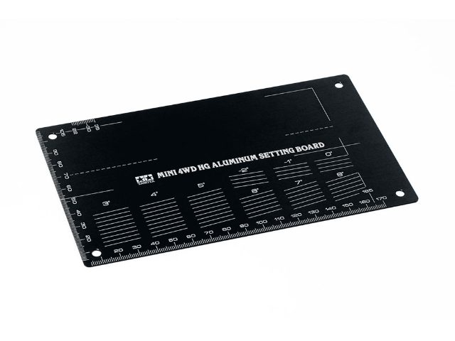 Tamiya Mini 4WD HG Aluminum Setting Board (Black)(95507)