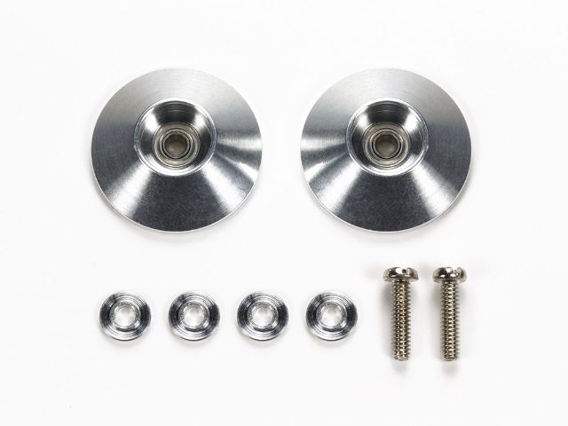 Tamiya HG 17mm All-Aluminum Ball-Race Rollers (Taper Type)(95597)
