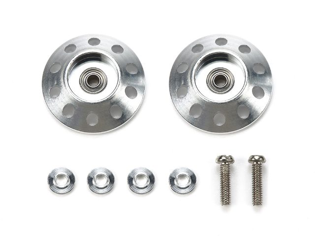 Tamiya HG Lightweight 19mm All-Aluminum Ball-Race Rollers (Taper Type)(95651)