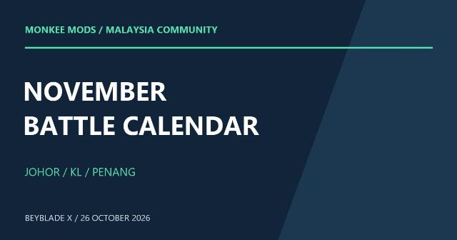 Beyblade X Malaysia Events: Where to Battle in November 2026