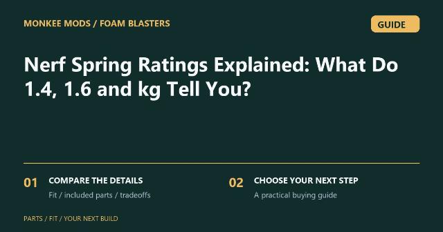 Nerf Spring Ratings Explained: What Do 1.4, 1.6 and kg Tell You?