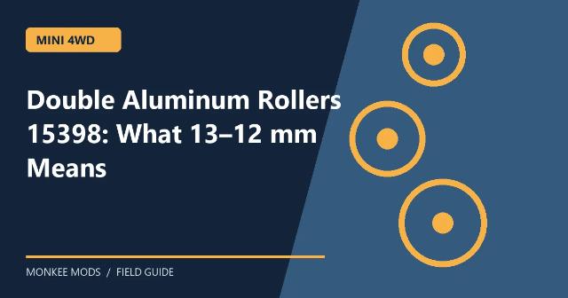 Double Aluminum Rollers 15398: What 13–12 mm Means