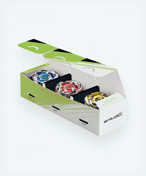 Beyblade X BX-12 3 on 3 Deck Case