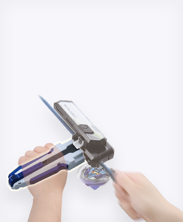 Beyblade X BX-29 Custom Grip White Ver.