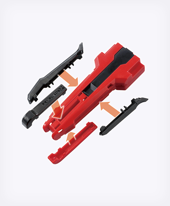 Beyblade X BX-30 Custom Grip Red Ver.