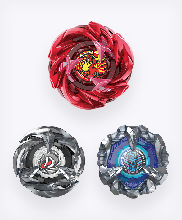 Beyblade X UX-07 Phoenix Rudder Deck Set (Japan)