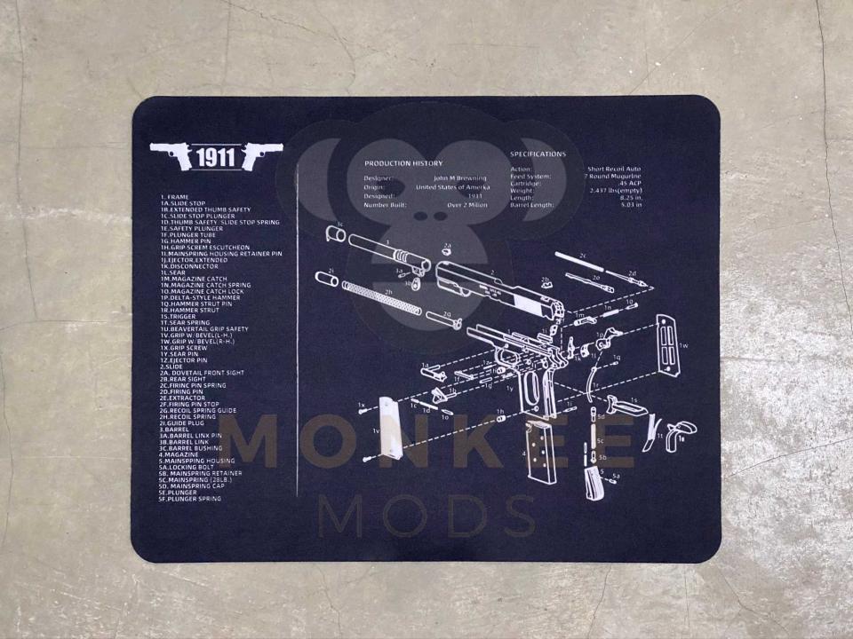 1911 Design Mousepad