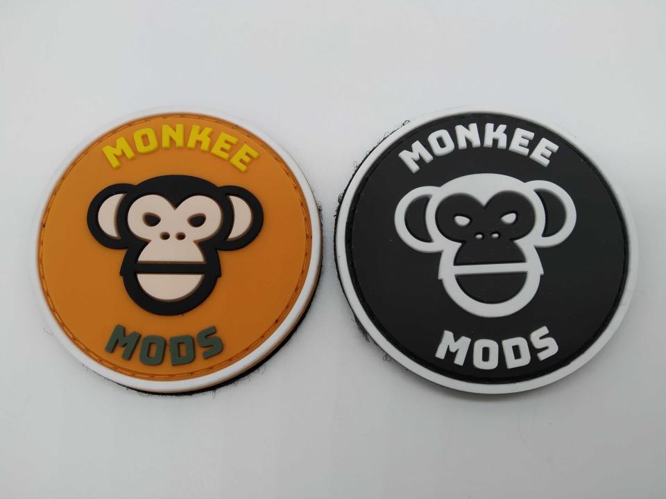 Monkee Mods Rubber Velcro Patch