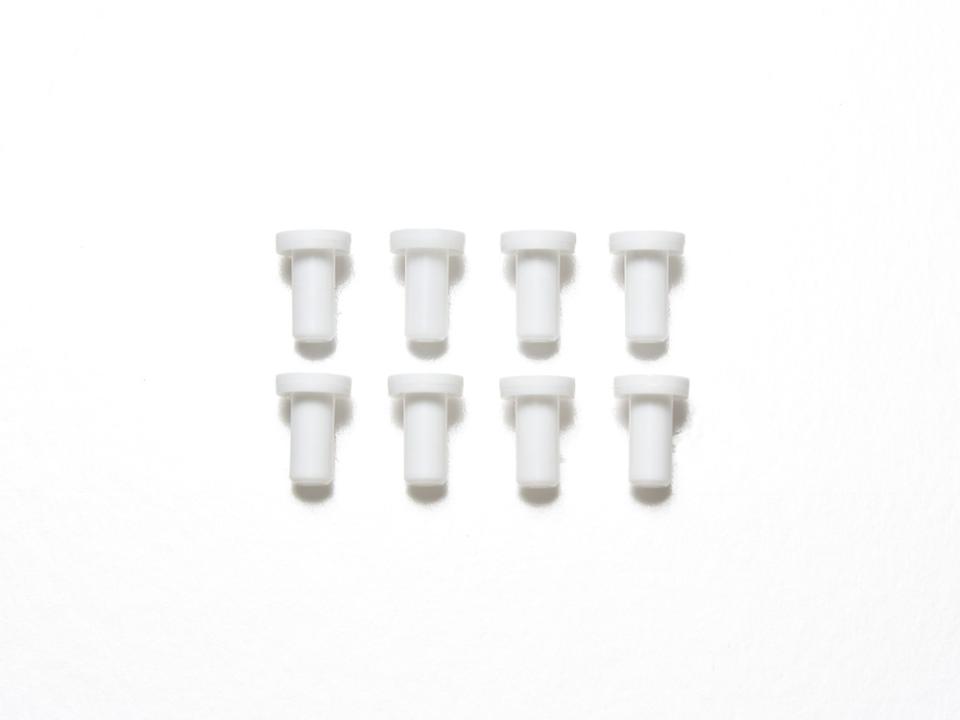 Tamiya Mini 4WD Bushing for Aluminum Wheels (White, 8pcs.)(10306)