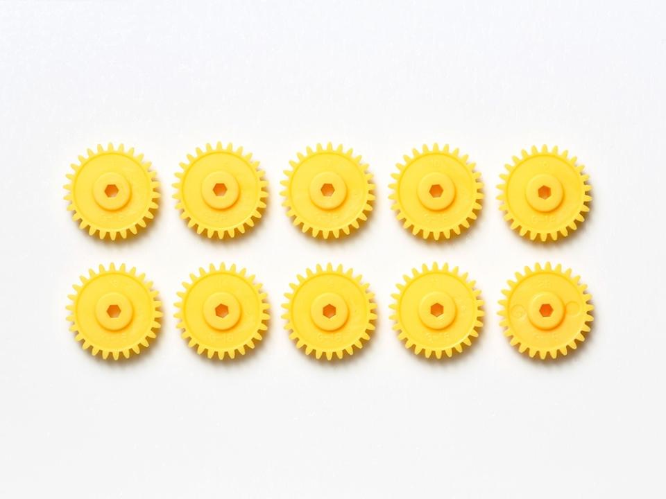 Tamiya Mini 4WD G-18 Gear (Yellow/10pcs.)(10312)