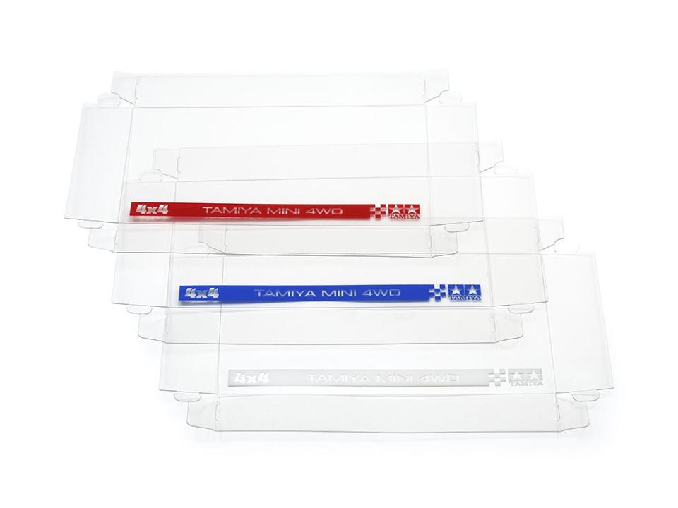 Tamiya Basic Mini 4WD Car Box Clear Covers (3pcs.)(10322)