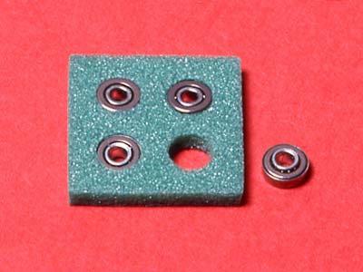 Tamiya Mini Round Hole Ball Bearing Set (4 pcs.)(15111)