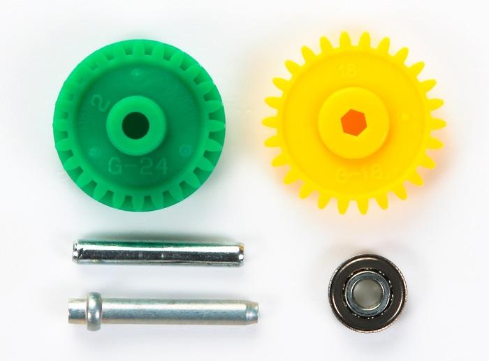 Tamiya Mini 4WD High Speed EX Counter Gear Set (Gear Ratio 3.7:1)(15434)