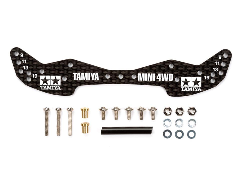 Tamiya HG Carbon Wide Front Plate (1.5mm)(15498)