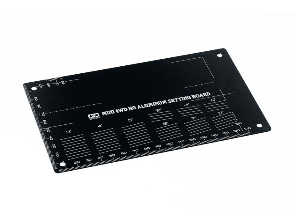 Tamiya Mini 4WD HG Aluminum Setting Board (Black)(95507)