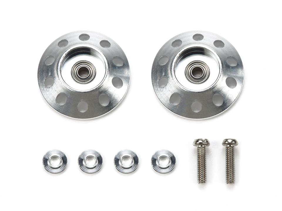 Tamiya HG Lightweight 19mm All-Aluminum Ball-Race Rollers (Taper Type)(95651)