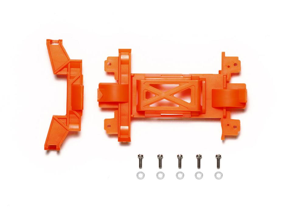 Tamiya MS Chassis Reinforced Gear Cover (Fluorescent Orange) Mini 4WD Station(95681)