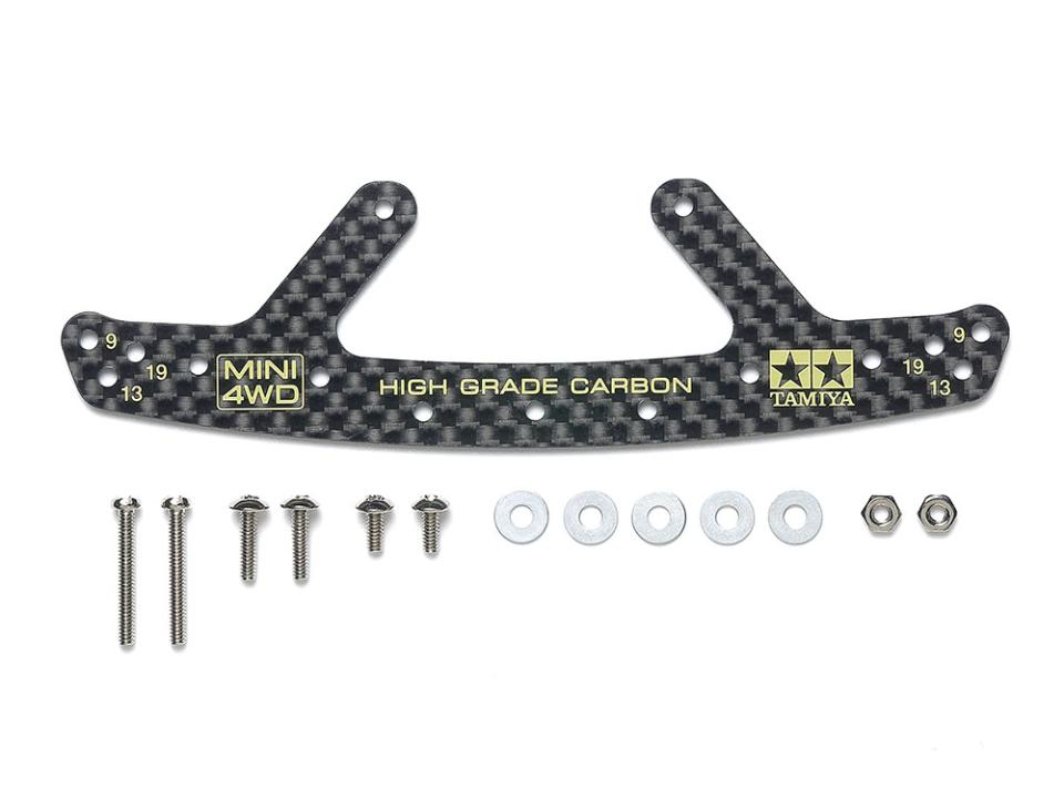 Tamiya HG Carbon Front Bumper Plate (1.5mm)(95692)
