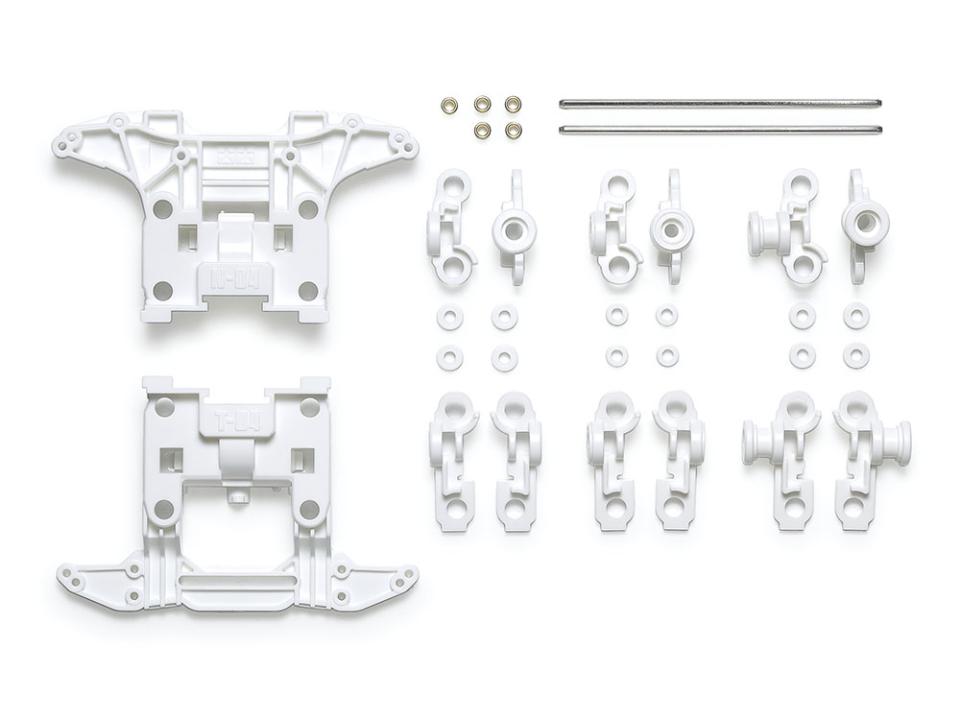 Tamiya N-04/T-04 Reinforced Units (White)(95695)
