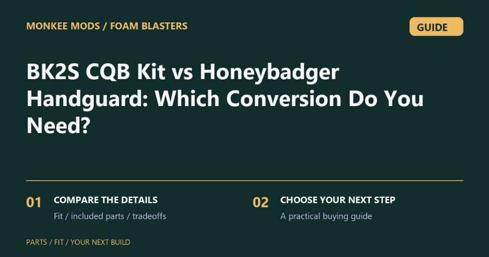 BK2S CQB Kit vs Honeybadger Handguard: Which Conversion Do You Need?
