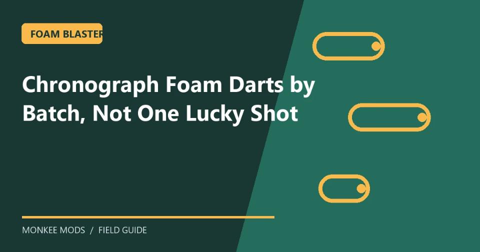 Kronograf Dart Busa Mengikut Siri Tembakan