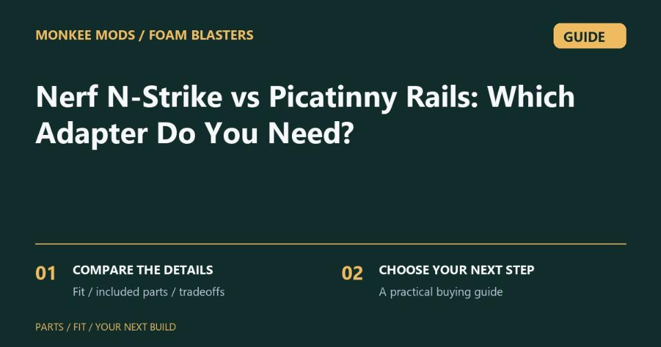 Nerf N-Strike vs Picatinny Rails: Which Adapter Do You Need?