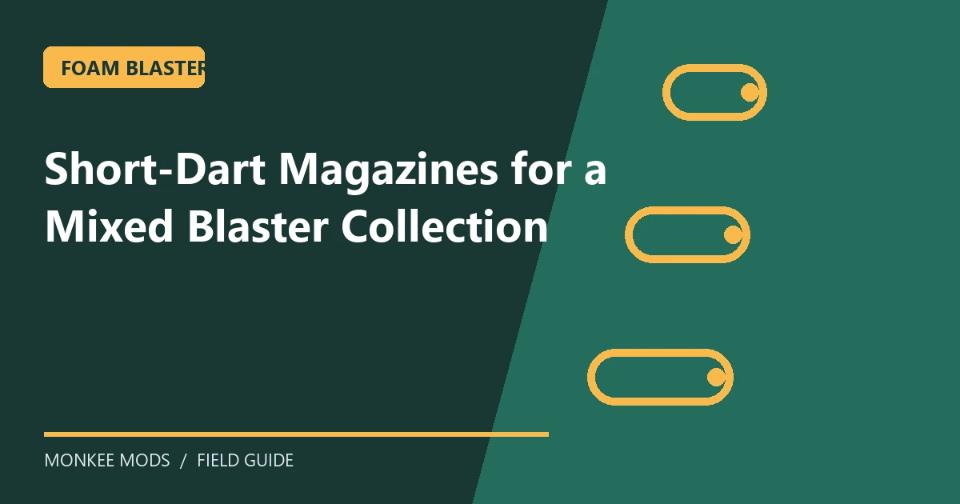 Keserasian Magasin Dart Pendek untuk Beberapa Blaster